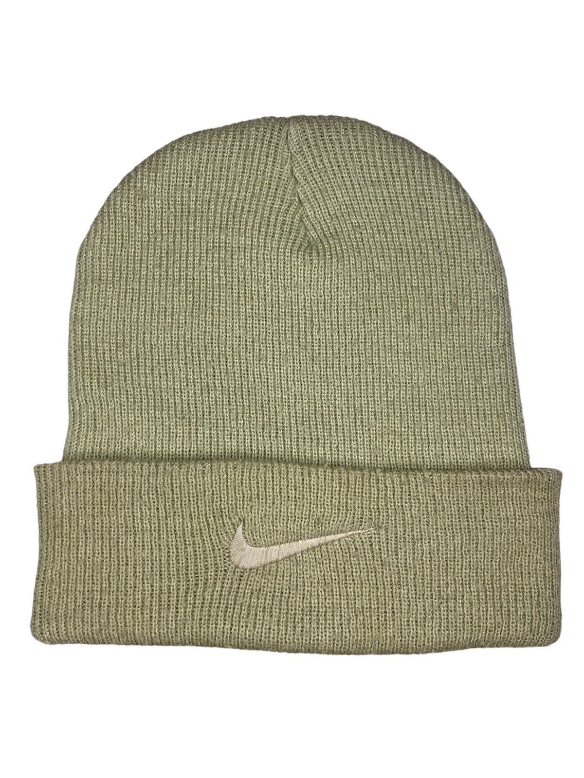 Nike Crazy Vintage Y2K Nike Embroidery Swoosh Beanie Hat Size ONE SIZE - 1 Thumbnail