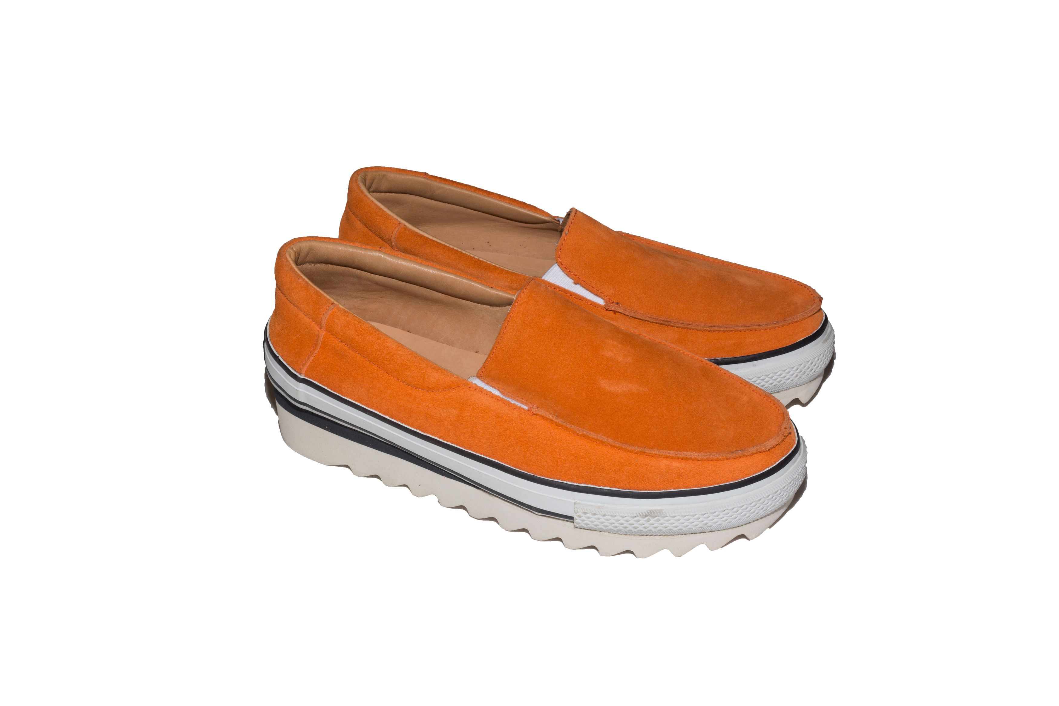 Comme des Garcons ORANGE CHUNKY LOAFER SHOES Size US 8.5 / EU 41-42 - 1 Thumbnail
