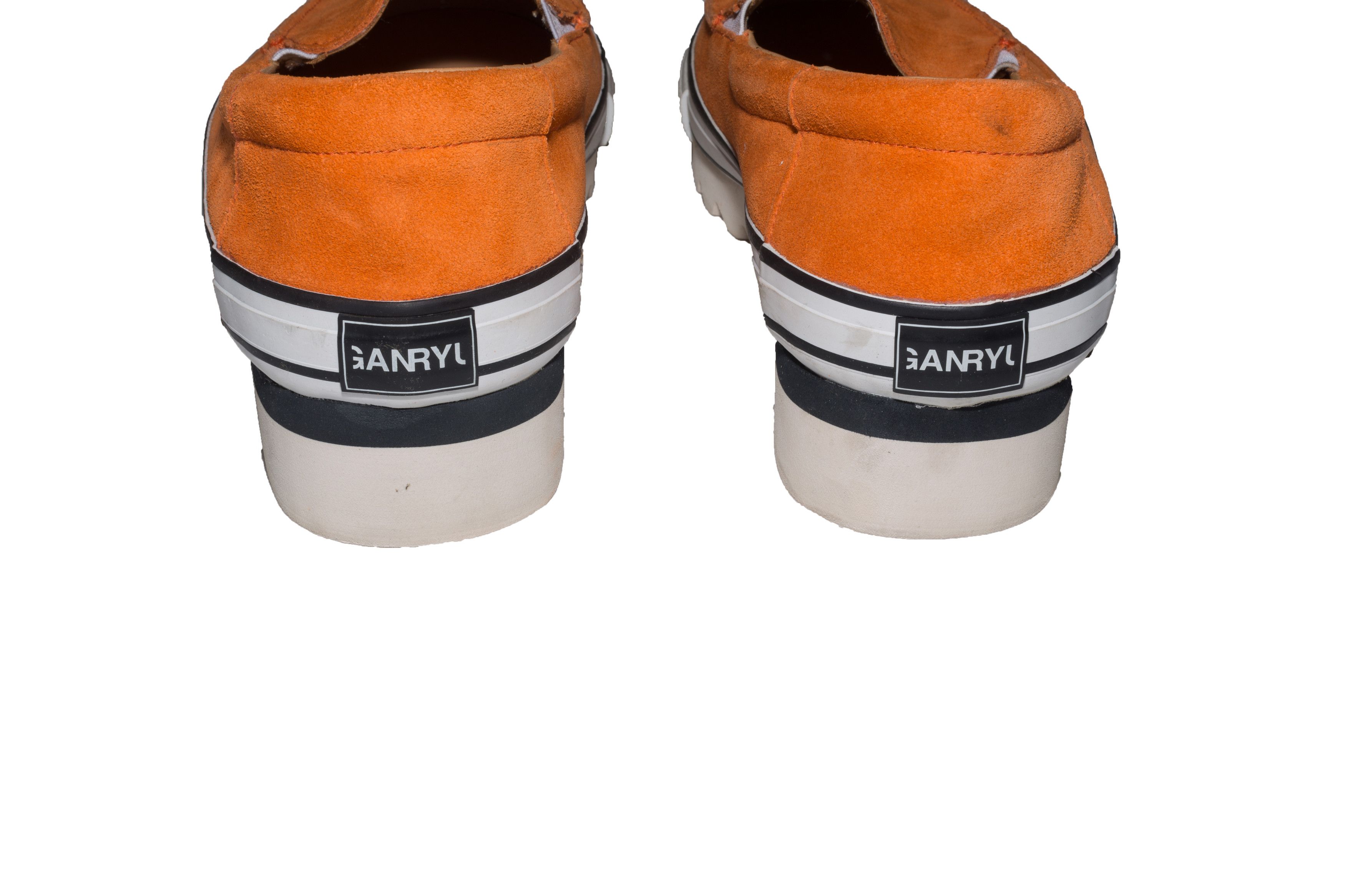 Comme des Garcons ORANGE CHUNKY LOAFER SHOES Size US 8.5 / EU 41-42 - 4 Thumbnail