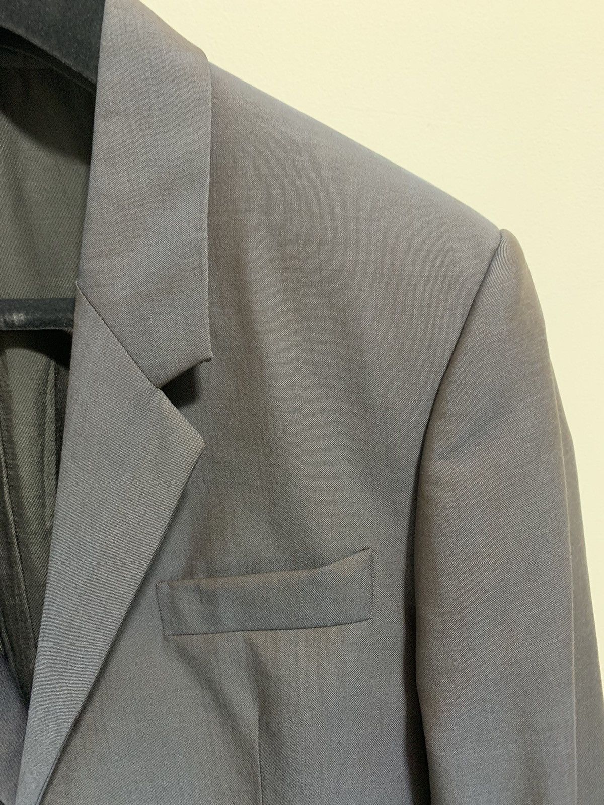 Alexander McQueen Mainline two-tone wool/mohair blazer, IT50, made in Italy Size 40R - 3 Thumbnail