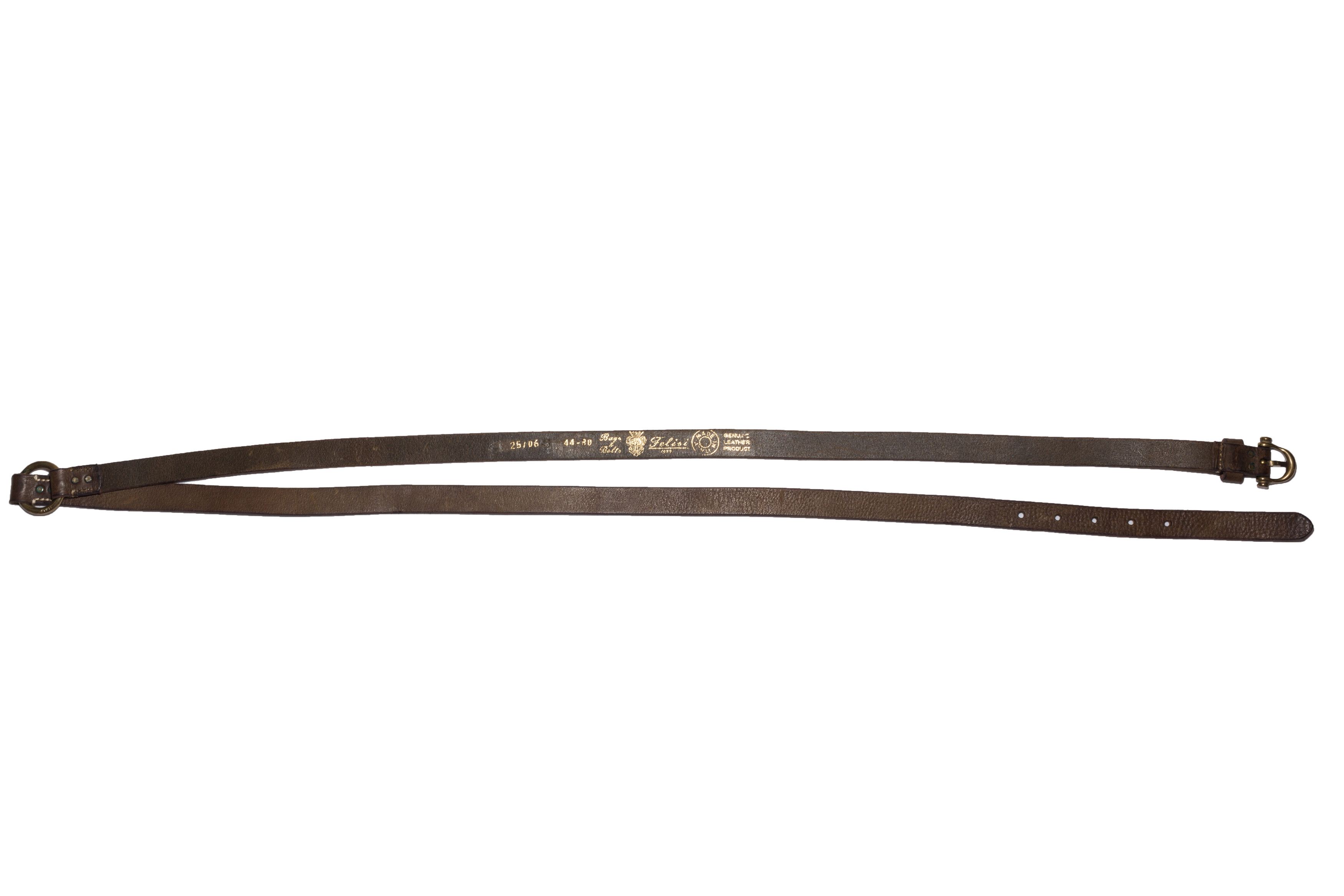 Felisi Double Wrap Western Leather Belt Size 30 - 3 Thumbnail
