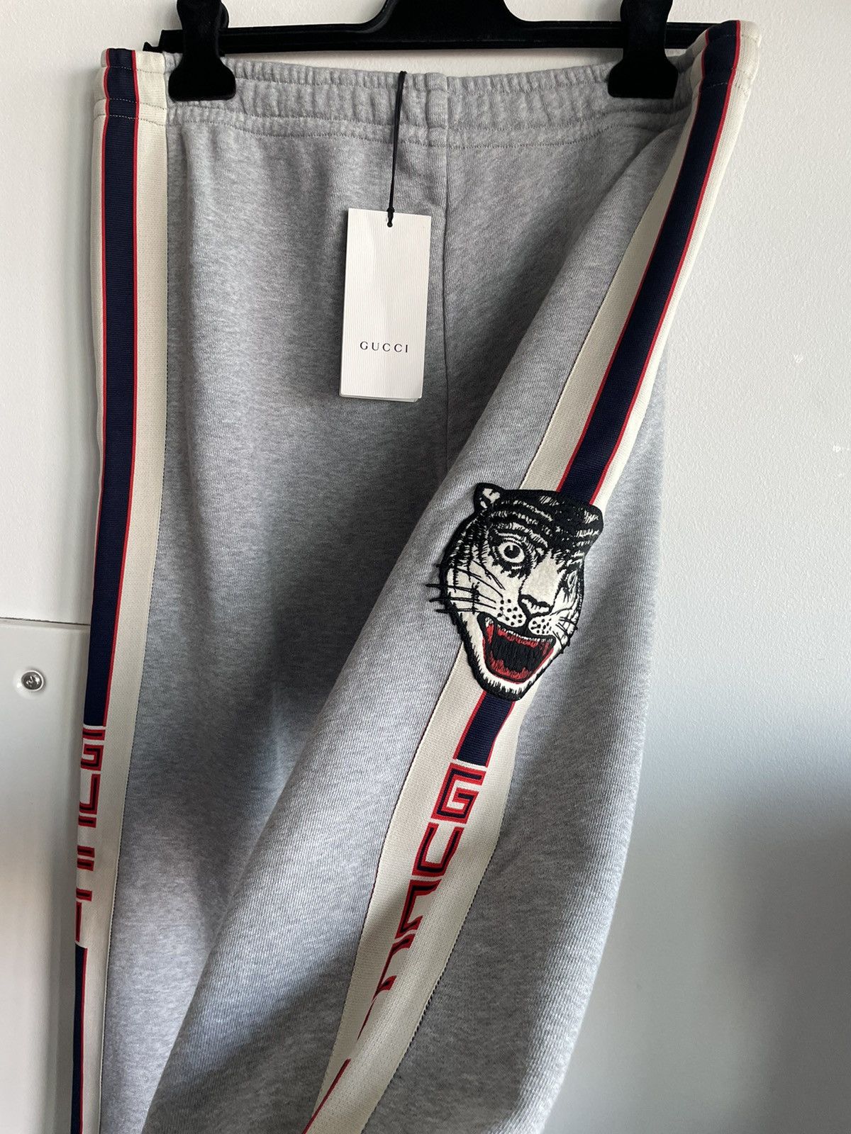 Gucci Rare $2k+ BrandNew Super Runway Gucci Tiger Track Sweatpants Size US 32 / EU 48 - 21 Thumbnail