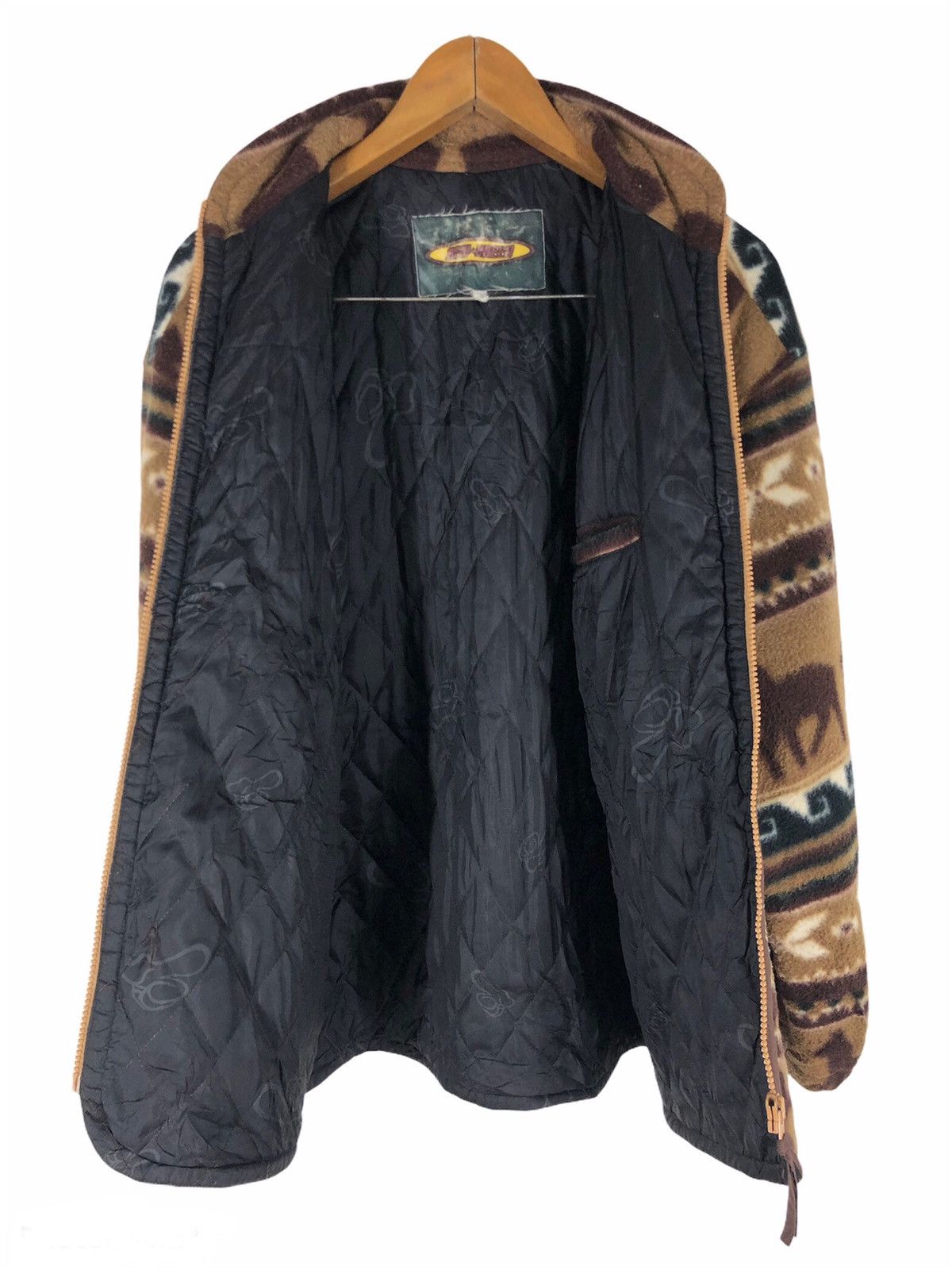 Japanese Brand × Vintage New Breed Fleece jacket full print Size US S / EU 44-46 / 1 - 4 Thumbnail