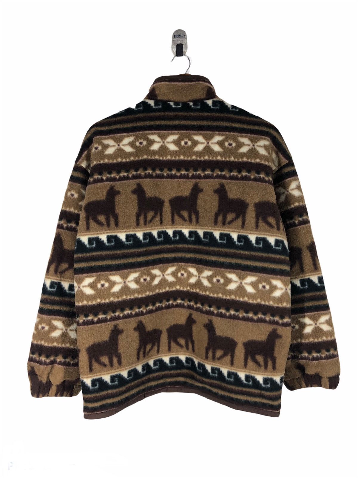 Japanese Brand × Vintage New Breed Fleece jacket full print Size US S / EU 44-46 / 1 - 2 Thumbnail