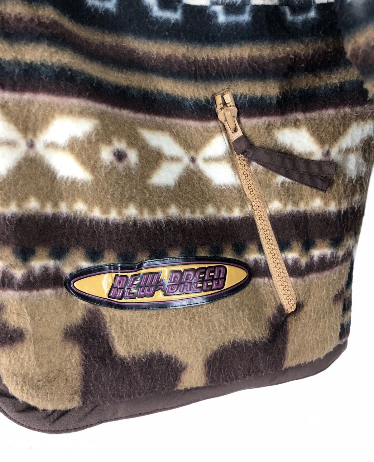 Japanese Brand × Vintage New Breed Fleece jacket full print Size US S / EU 44-46 / 1 - 5 Thumbnail