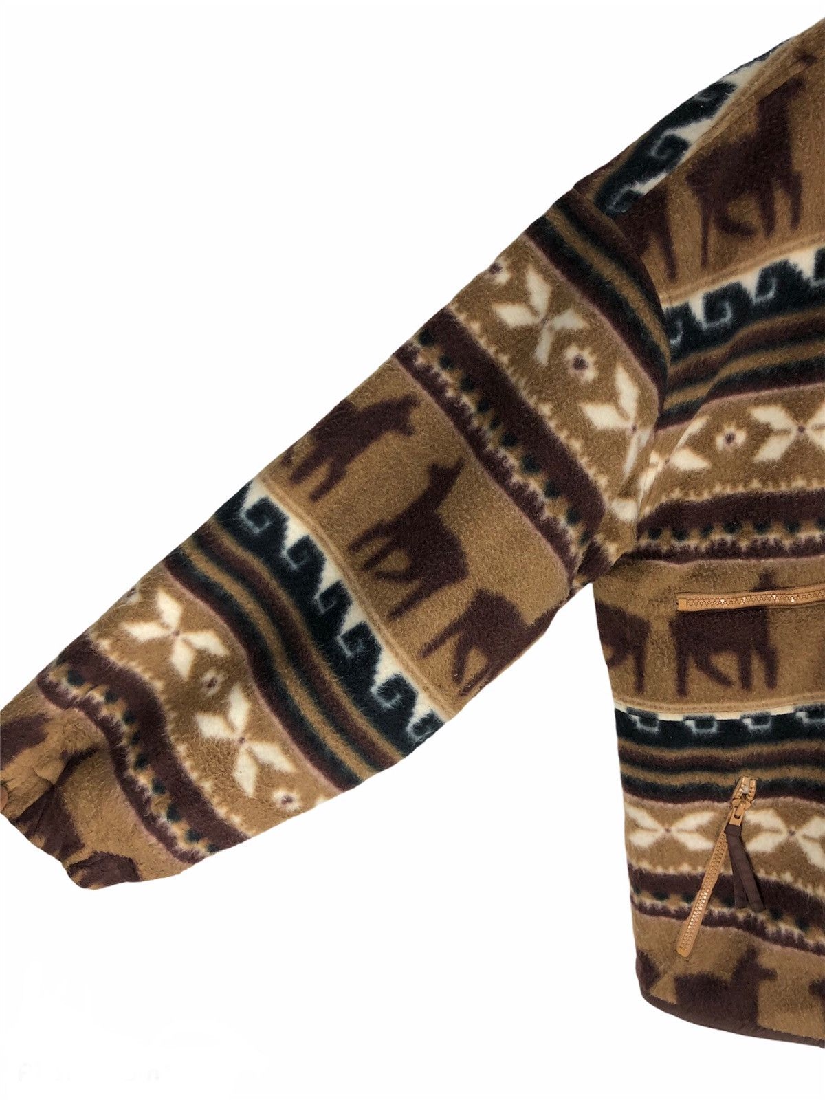 Japanese Brand × Vintage New Breed Fleece jacket full print Size US S / EU 44-46 / 1 - 7 Thumbnail