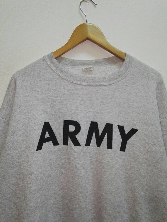 Other 🔥Vintage🔥 Sweatshirt ARMY from USA Good Condition Used Size US XL / EU 56 / 4 - 2 Thumbnail