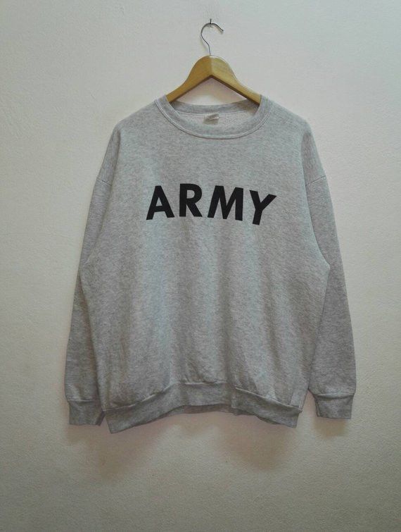 Other 🔥Vintage🔥 Sweatshirt ARMY from USA Good Condition Used Size US XL / EU 56 / 4 - 1 Thumbnail