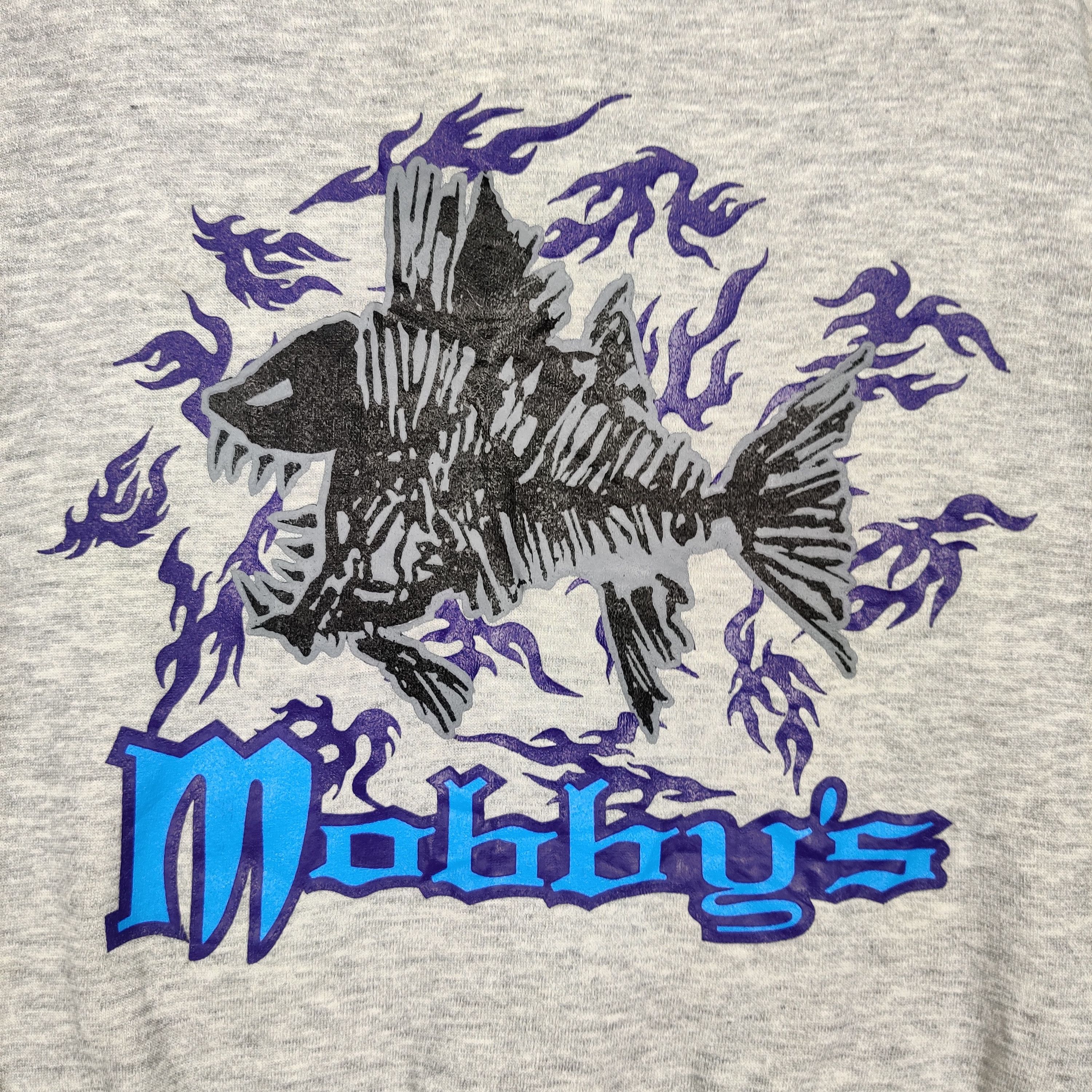 Vintage Mobby's Hoodie Nice Design Zipper