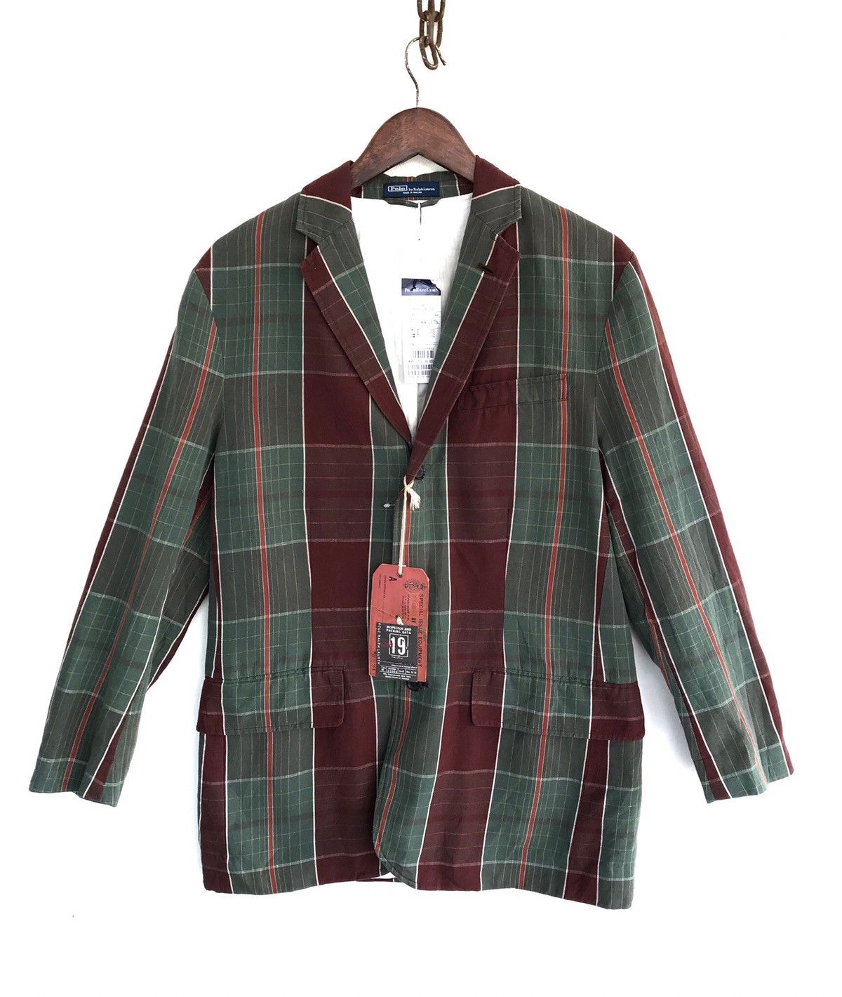 Polo Ralph Lauren Special Issue Polo Ralph Lauren Checked Tartan Blazer Coat Size US S / EU 44-46 / 1 - 1 Thumbnail