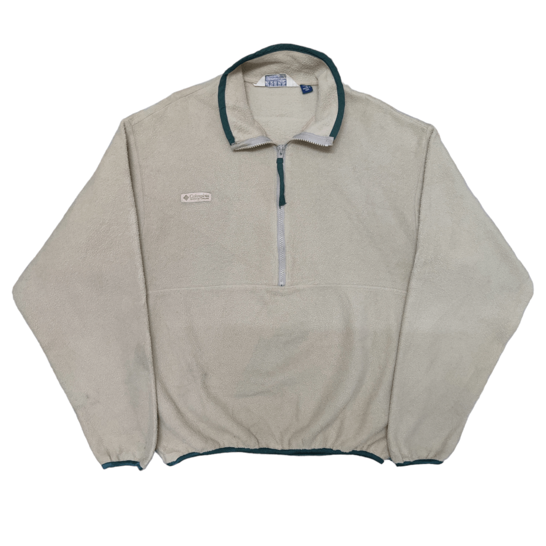 image of Vintage Columbia Fleece Half Zipper, Men's (Size Small)