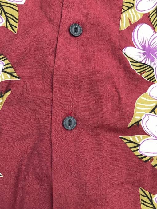 Vintage Hawaiian Shirt Aloha Vertical Flowers Hulla Girl Size US L / EU 52-54 / 3 - 5 Thumbnail