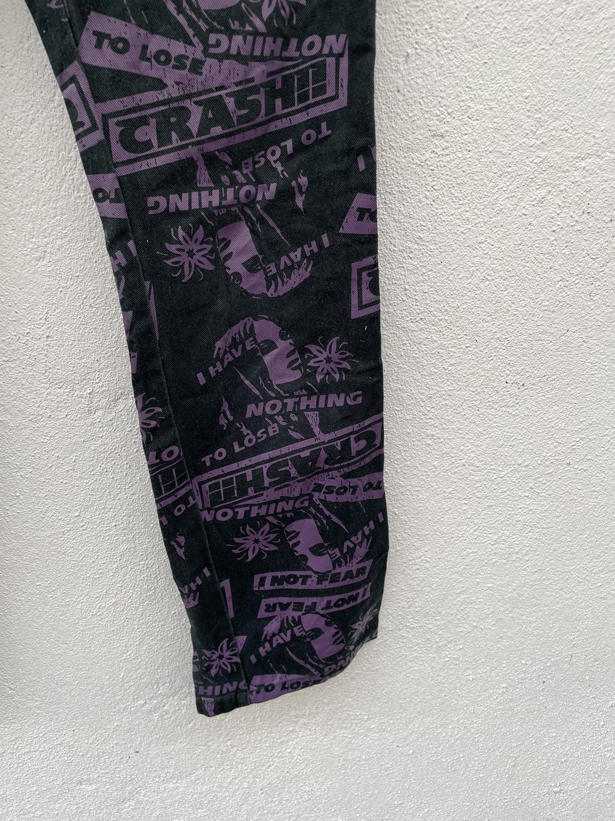 If Six Was Nine Japanese Brand Rimsby Field Full Printed Jeans Size US 30 / EU 46 - 4 Thumbnail