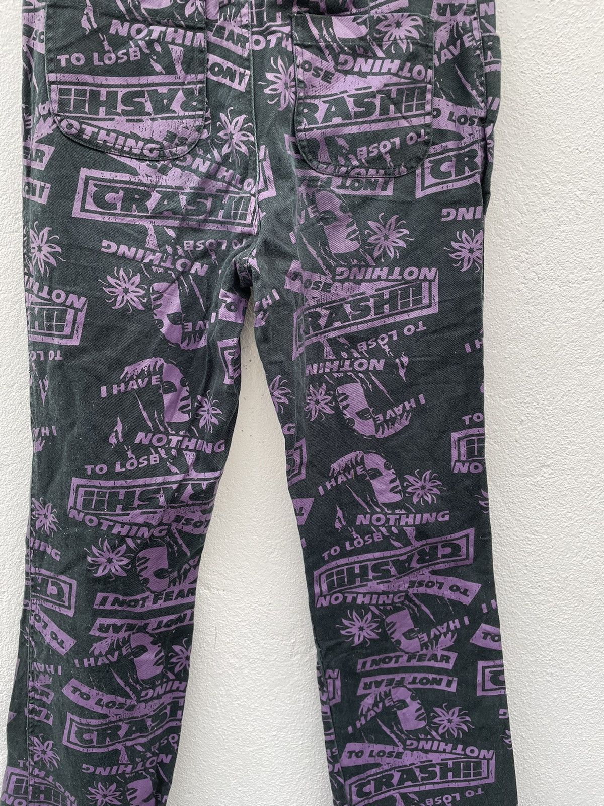 If Six Was Nine Japanese Brand Rimsby Field Full Printed Jeans Size US 30 / EU 46 - 8 Thumbnail