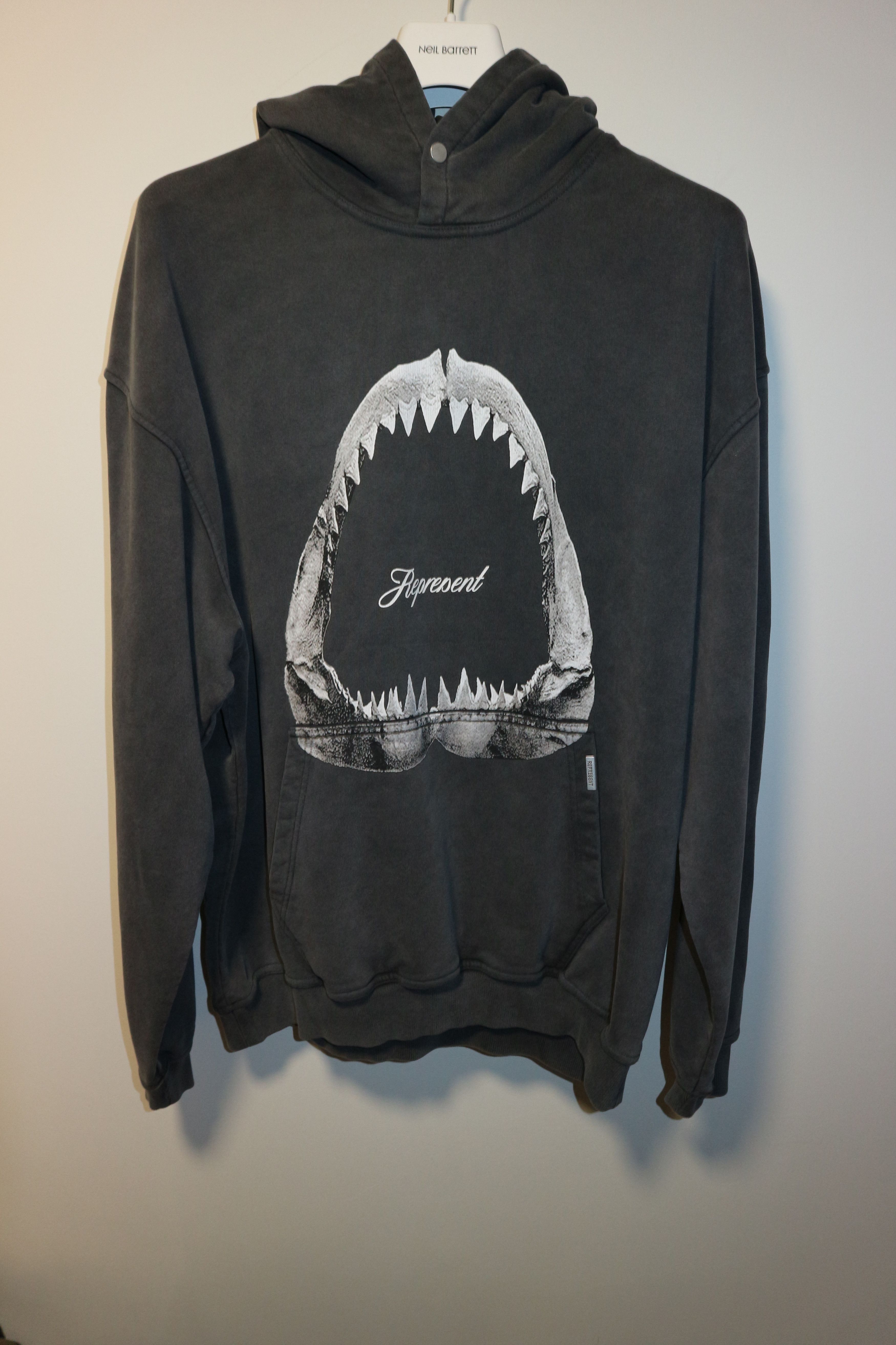 Represent Clo. Shark Jaws print hoodie Size US M / EU 48-50 / 2 - 1 Thumbnail