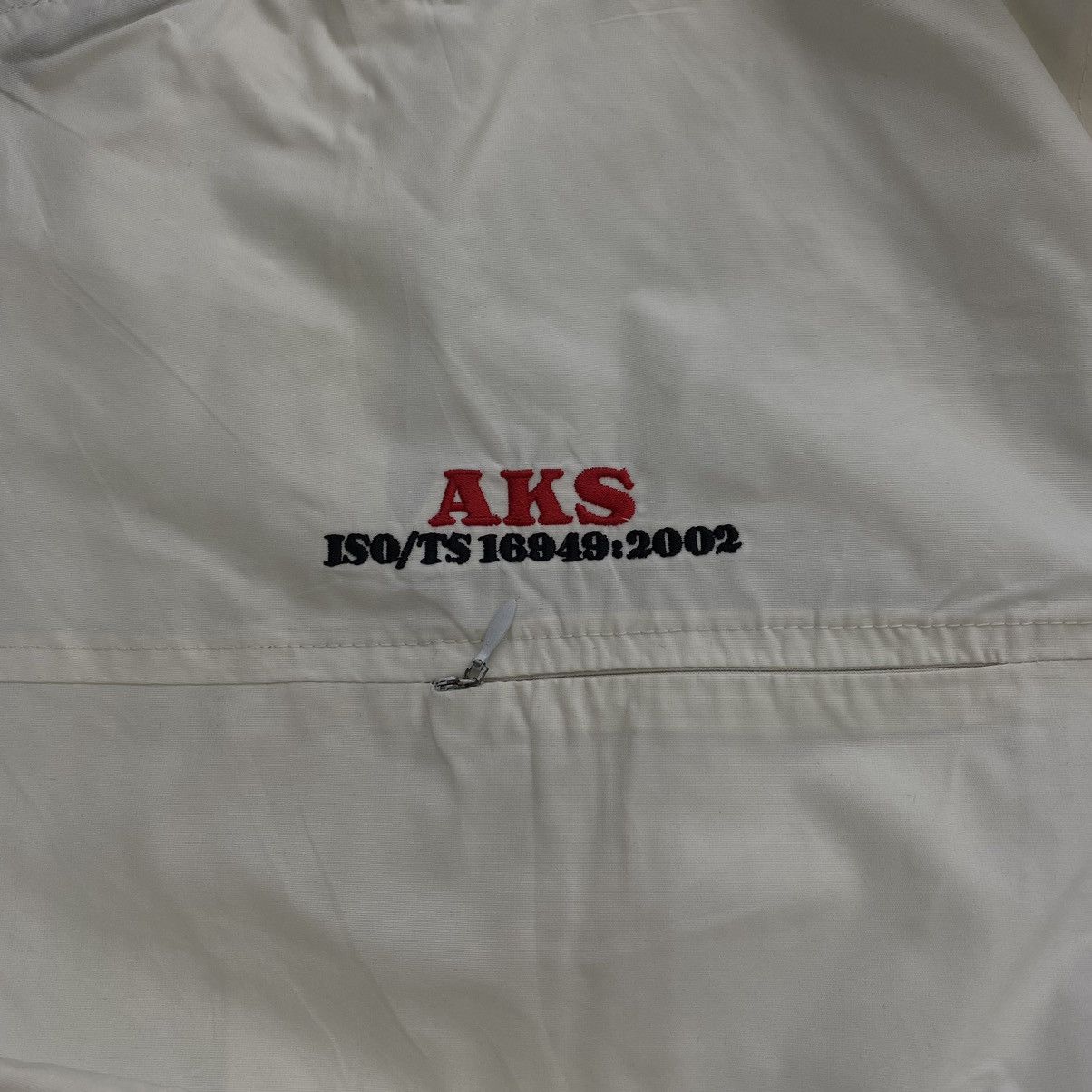 Japanese Brand × Vintage Vintage AKS Japanese Brand Racing White Bomber Jacket Size US XL / EU 56 / 4 - 3 Thumbnail