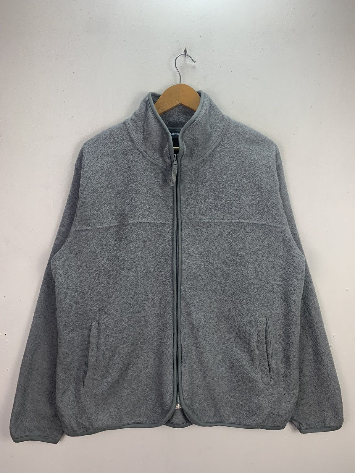 Japanese Brand × Vintage Japanese Brand Fleece Full zip Jacket Size US XL / EU 56 / 4 - 1 Thumbnail