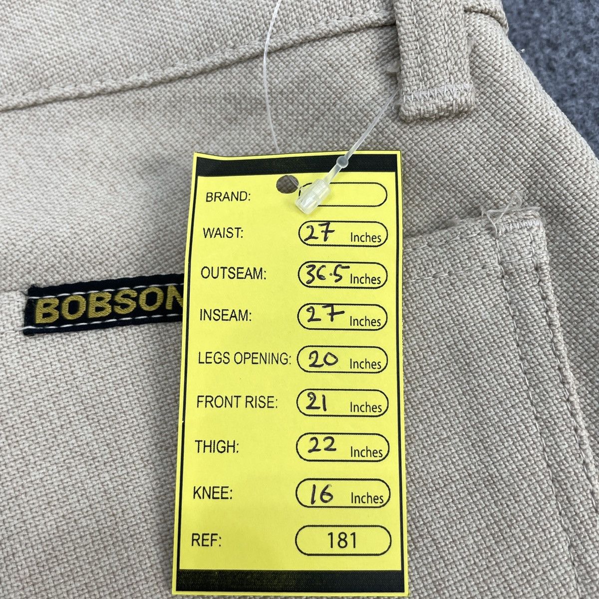 Japanese Brand Vintage Bobson Japanese Brand Boot Cut Bustpants -wc181 Size US 27 - 13 Thumbnail