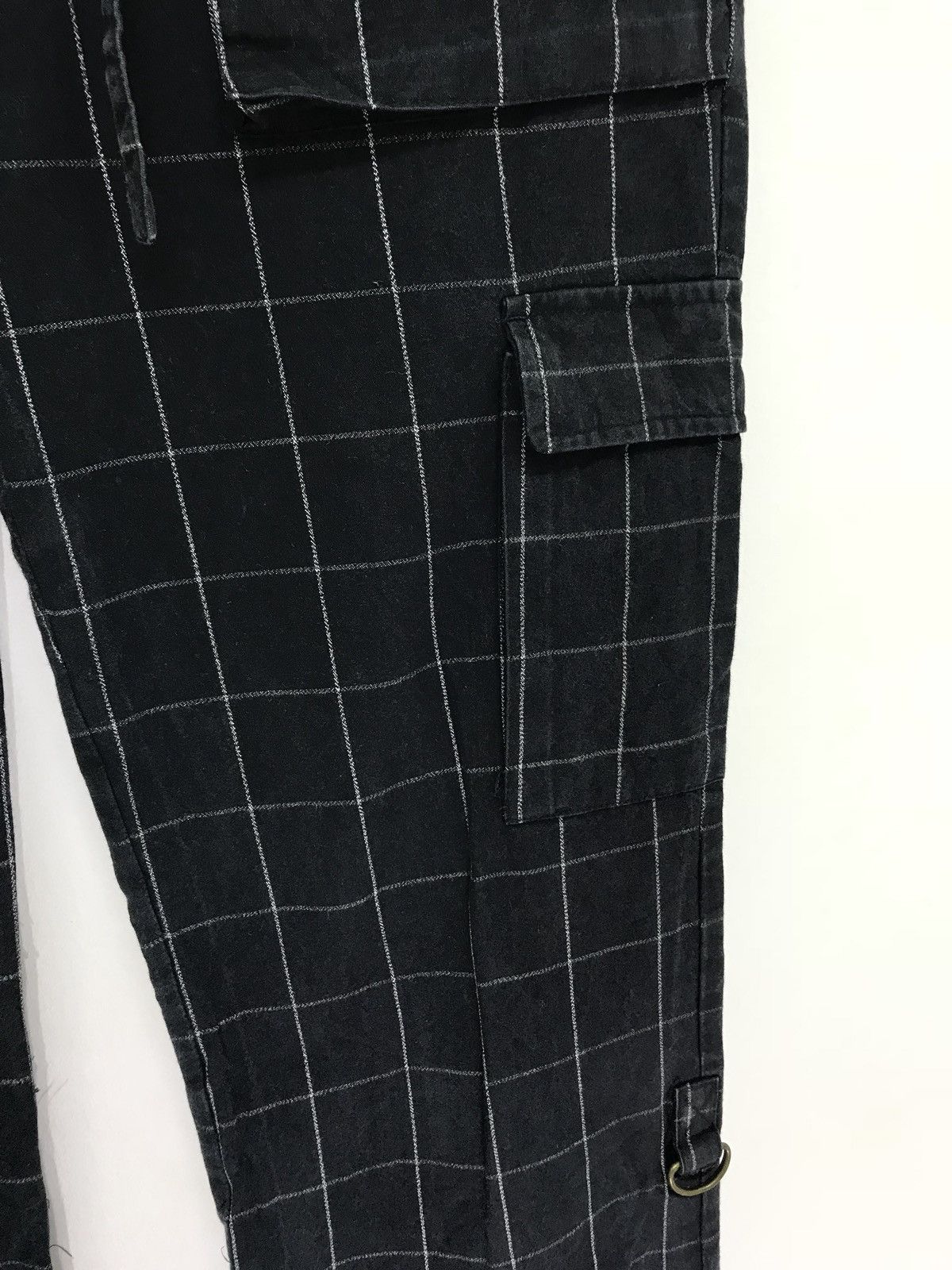 Japanese Brand Magazinrack Tartan Plaid Cargo Pant Cropped Style Regular Size US 31 - 4 Thumbnail