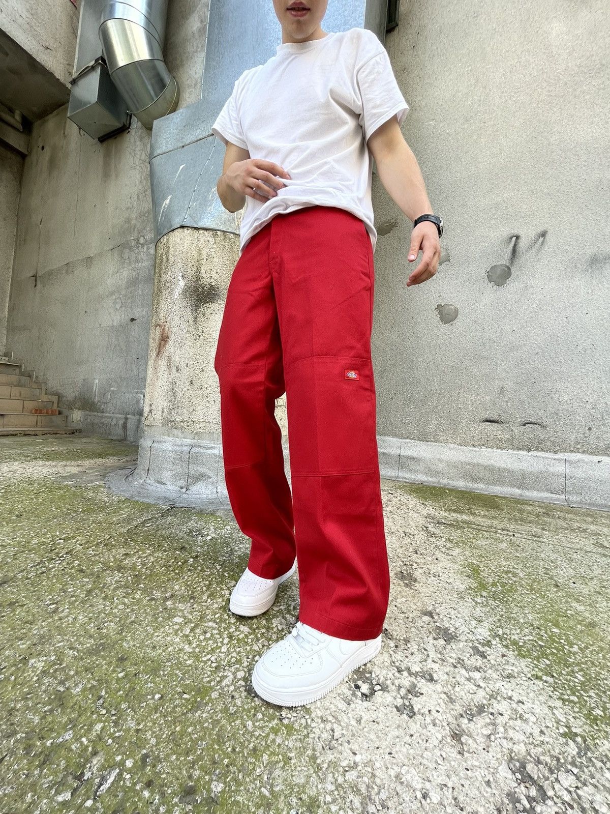 Dickies × Vintage Vintage Dickies Worker Pants Double Logo Size US 32 / EU 48 - 10 Thumbnail