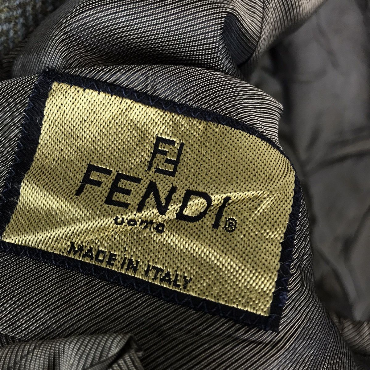 Fendi Vintage Fendi Minimalist Wool Coat Blazer Jacket Size 50R - 8 Thumbnail