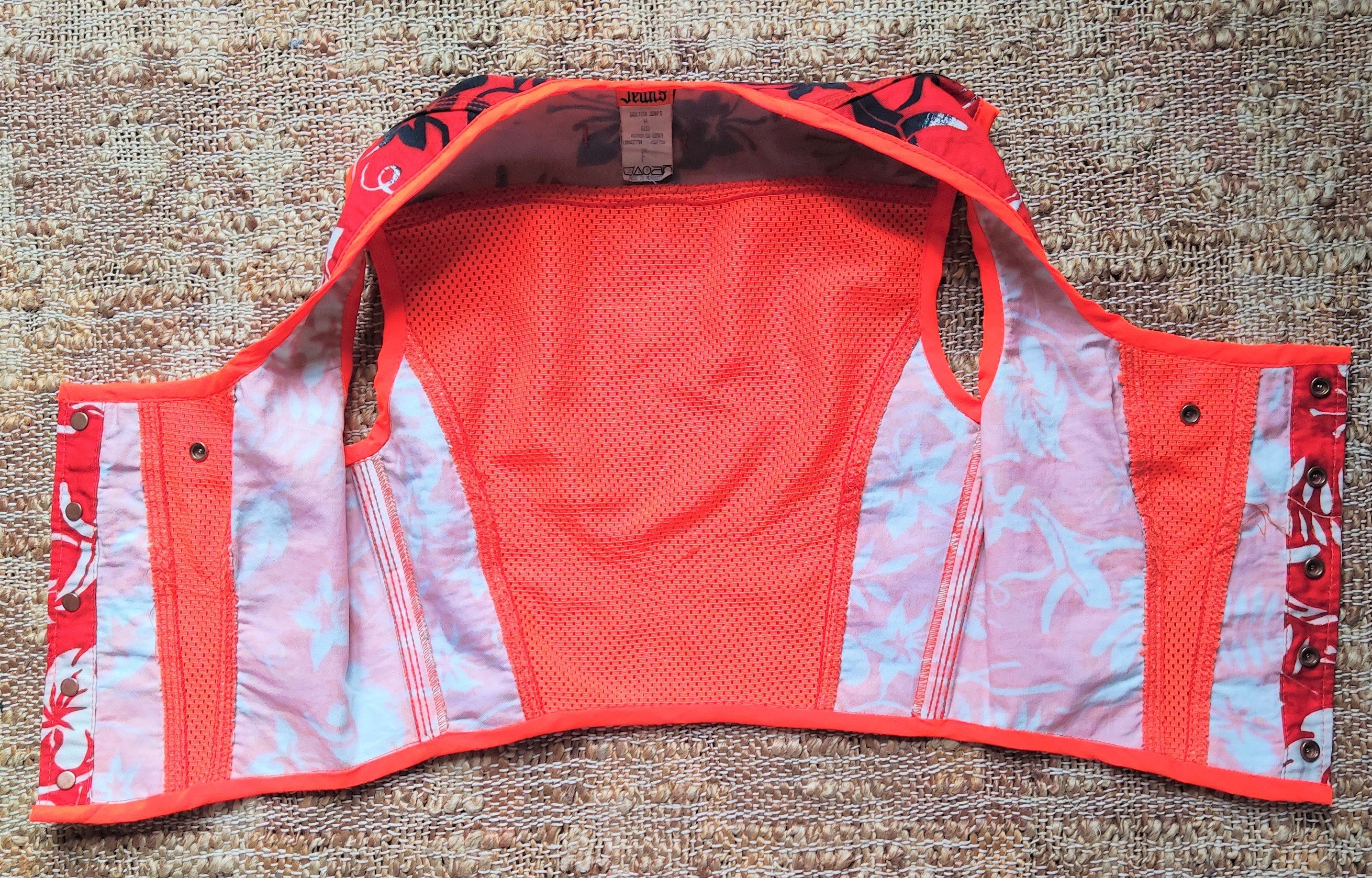 Jean Paul Gaultier Jean Paul Gaultier Tropical Vintage Corset Net Top Shirt Size US M / EU 48-50 / 2 - 10 Thumbnail