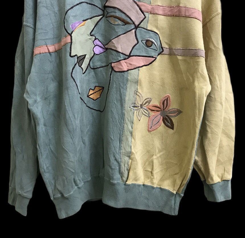 Other Vintage art nice design multicolour sweatshirt Size US L / EU 52-54 / 3 - 2 Thumbnail
