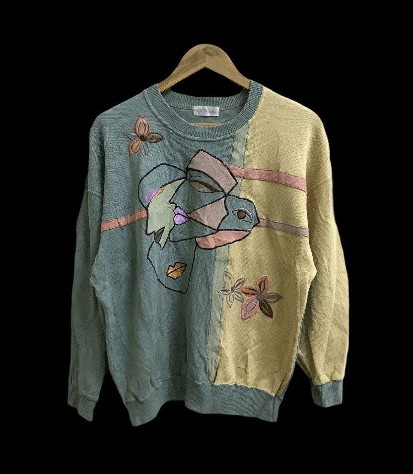 Vintage art nice design multicolour sweatshirt