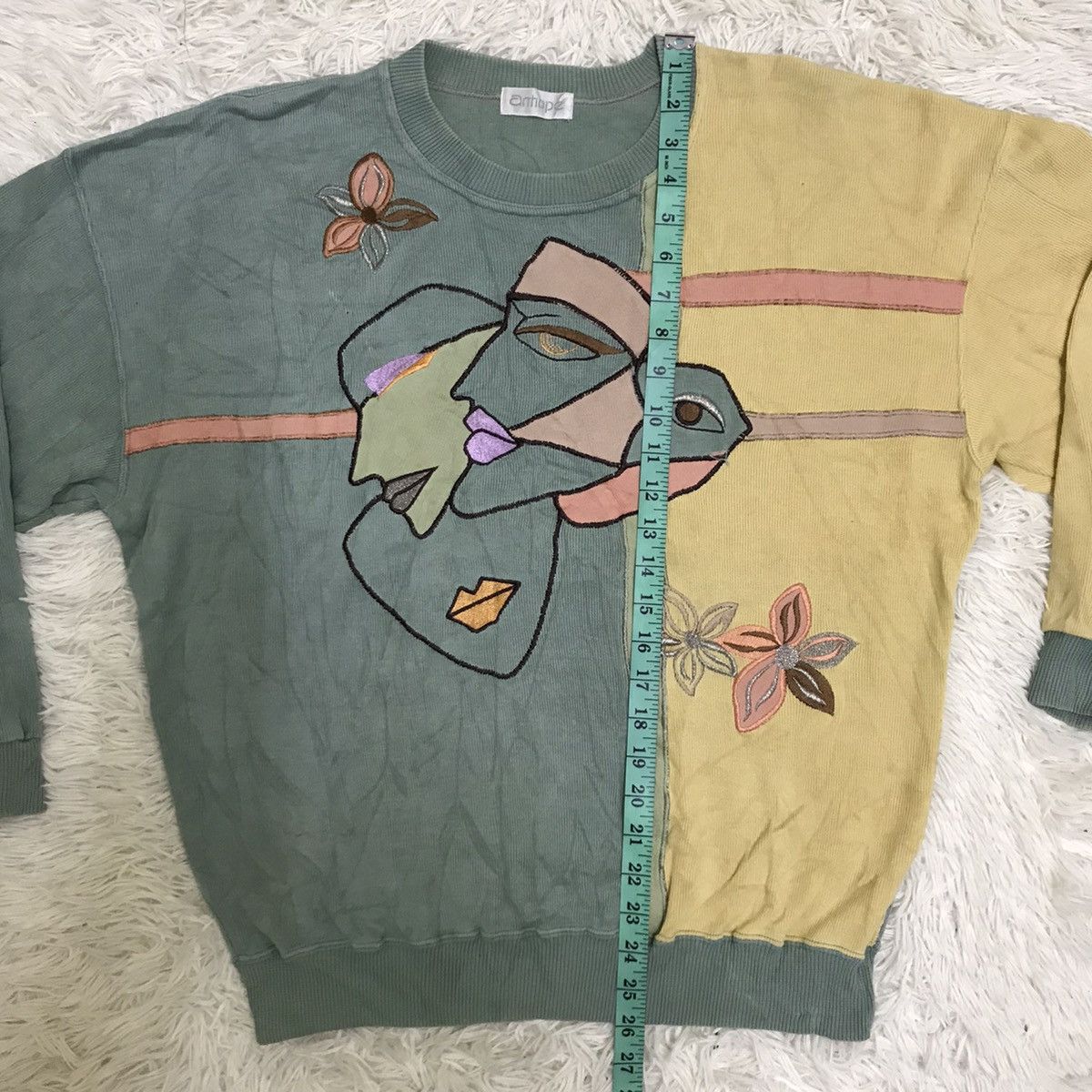 Other Vintage art nice design multicolour sweatshirt Size US L / EU 52-54 / 3 - 11 Thumbnail