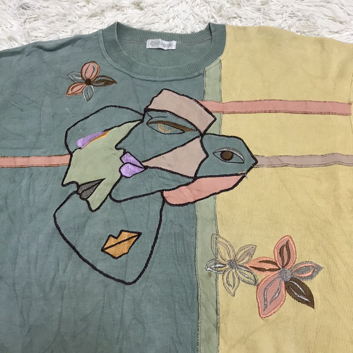 Other Vintage art nice design multicolour sweatshirt Size US L / EU 52-54 / 3 - 7 Thumbnail