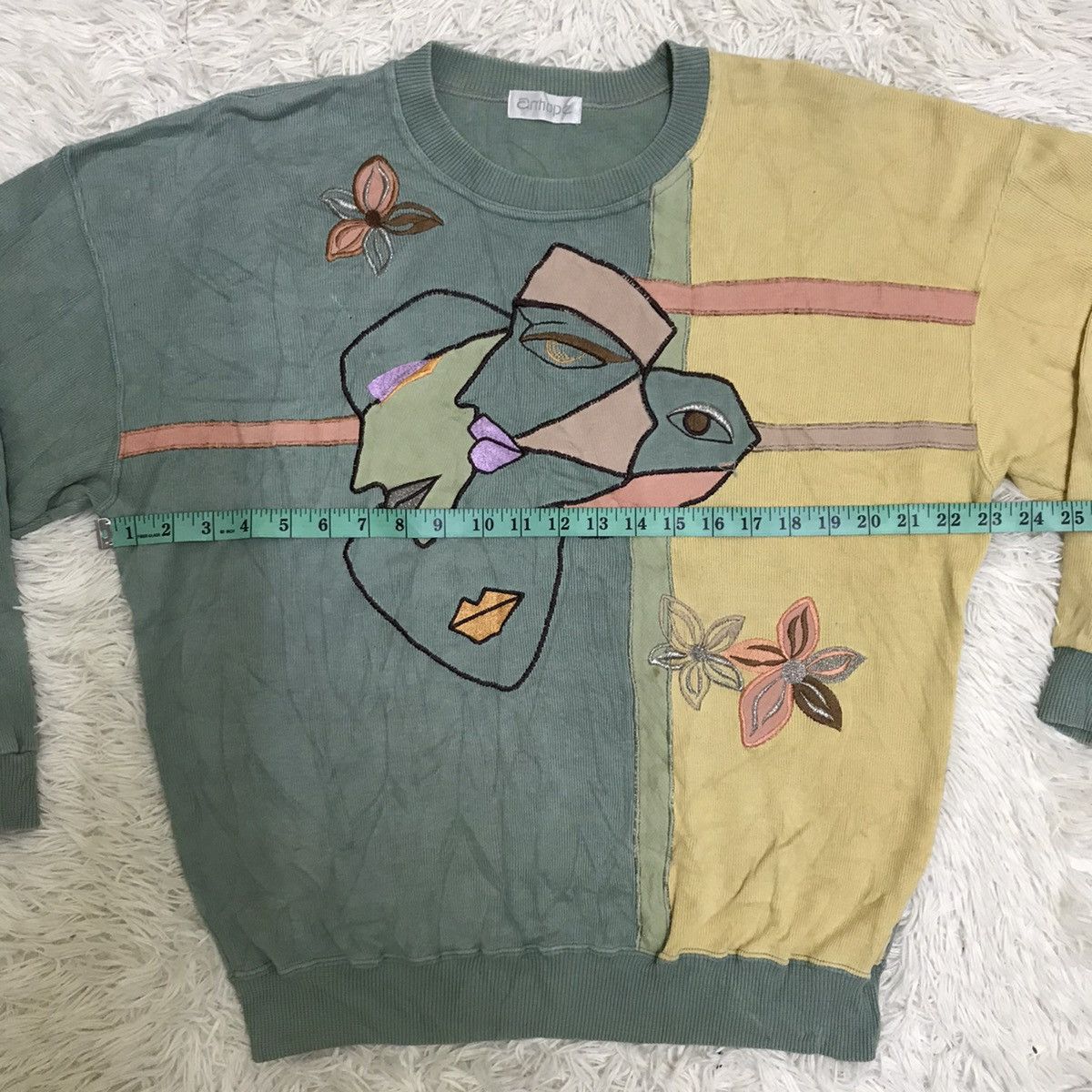 Other Vintage art nice design multicolour sweatshirt Size US L / EU 52-54 / 3 - 10 Thumbnail