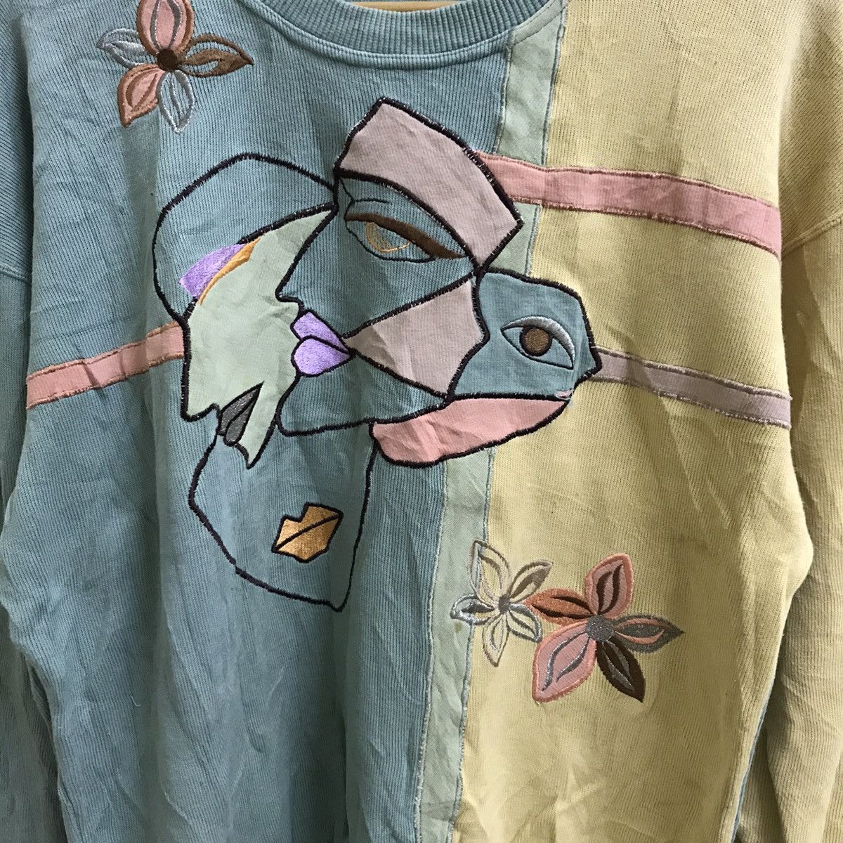 Other Vintage art nice design multicolour sweatshirt Size US L / EU 52-54 / 3 - 9 Thumbnail