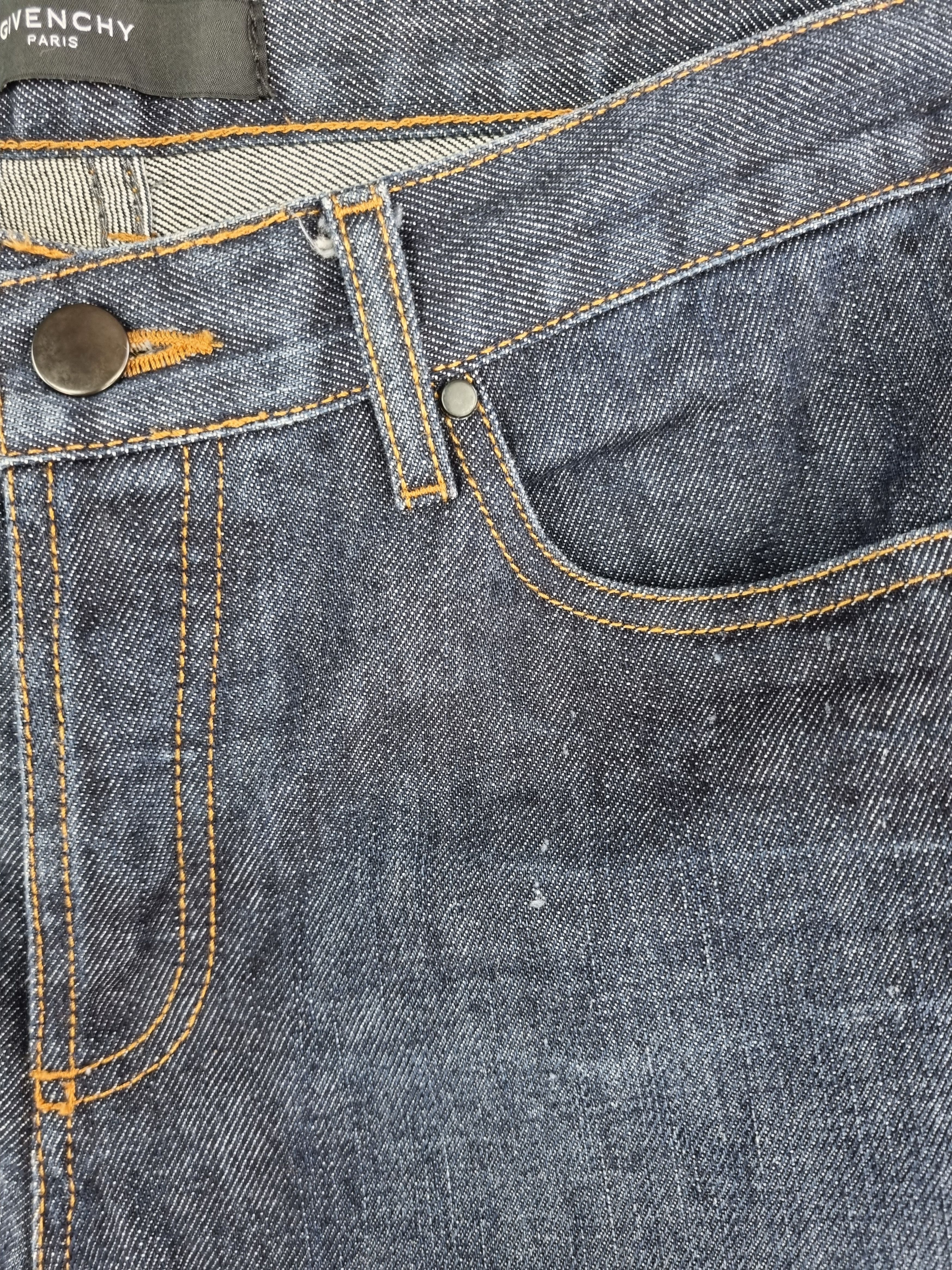 Givenchy Givenchy Luxury Jeans Raw Denim Size US 32 / EU 48 - 10 Thumbnail