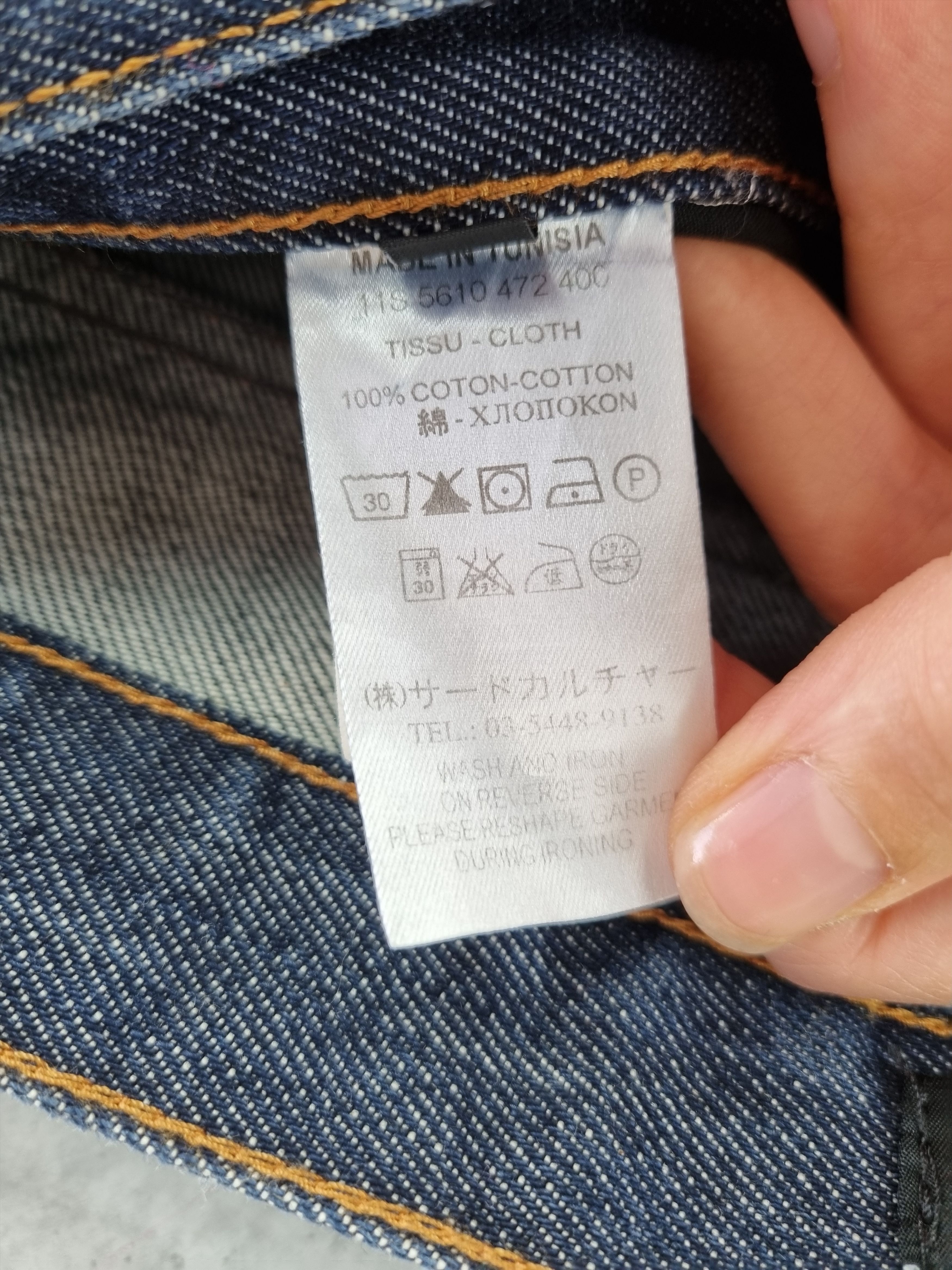 Givenchy Givenchy Luxury Jeans Raw Denim Size US 32 / EU 48 - 9 Thumbnail