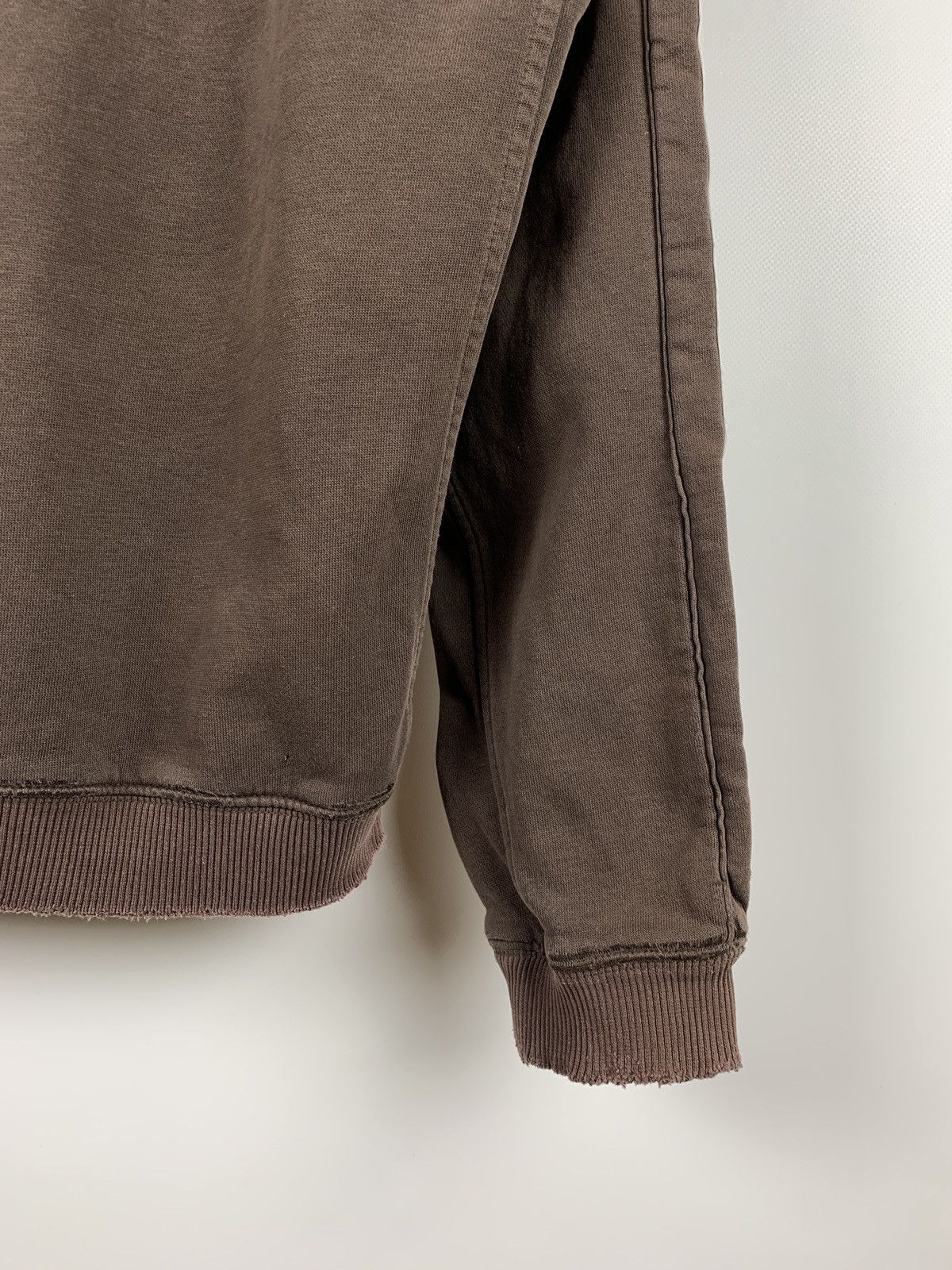 Nike Vintage Nike Big Logo Very Distressed Brown Hoodie Size US S / EU 44-46 / 1 - 12 Thumbnail