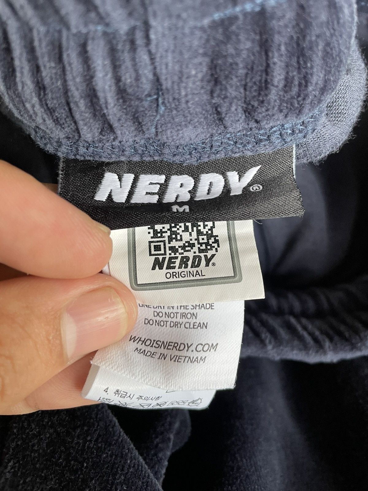 NERDY Japanese Brand Nerdy Velvet Track Pants Size US 31 - 7 Thumbnail