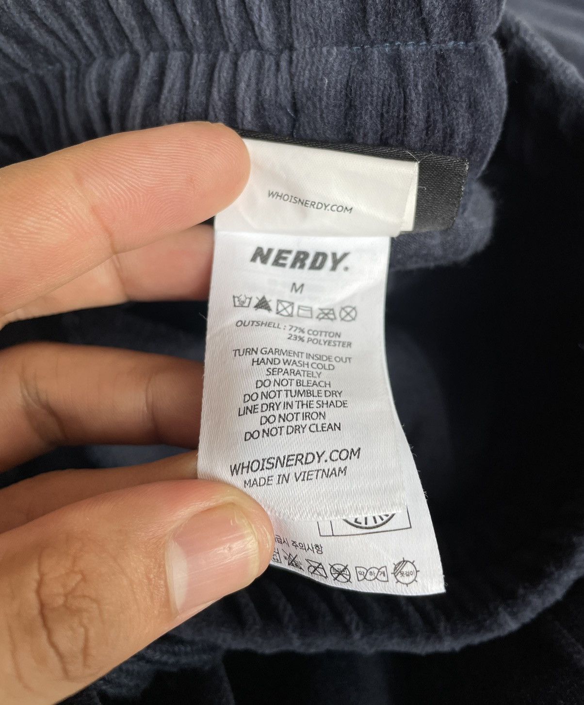 NERDY Japanese Brand Nerdy Velvet Track Pants Size US 31 - 9 Thumbnail
