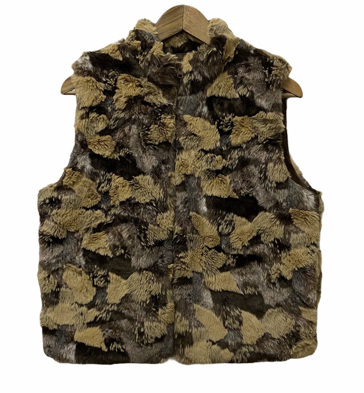 If Six Was Nine RARE🔥Artisanal Faux Fur Luxurious Vests Jacket Size US M / EU 48-50 / 2 - 2 Thumbnail