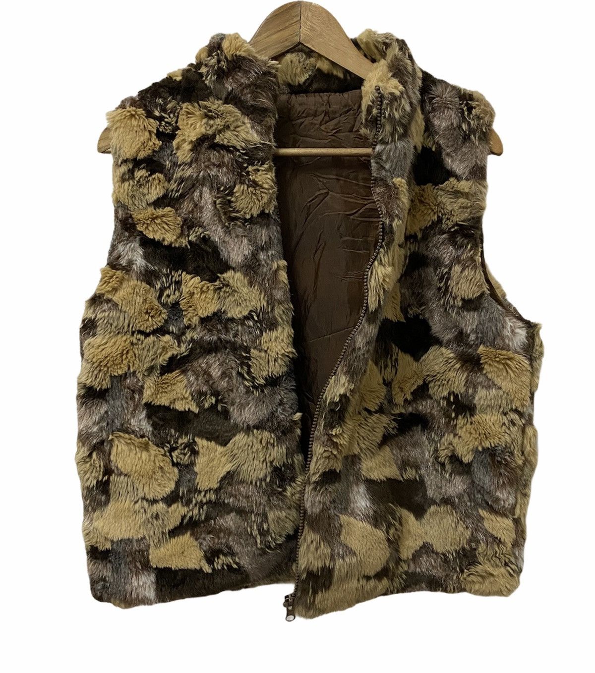 If Six Was Nine RARE🔥Artisanal Faux Fur Luxurious Vests Jacket Size US M / EU 48-50 / 2 - 4 Thumbnail