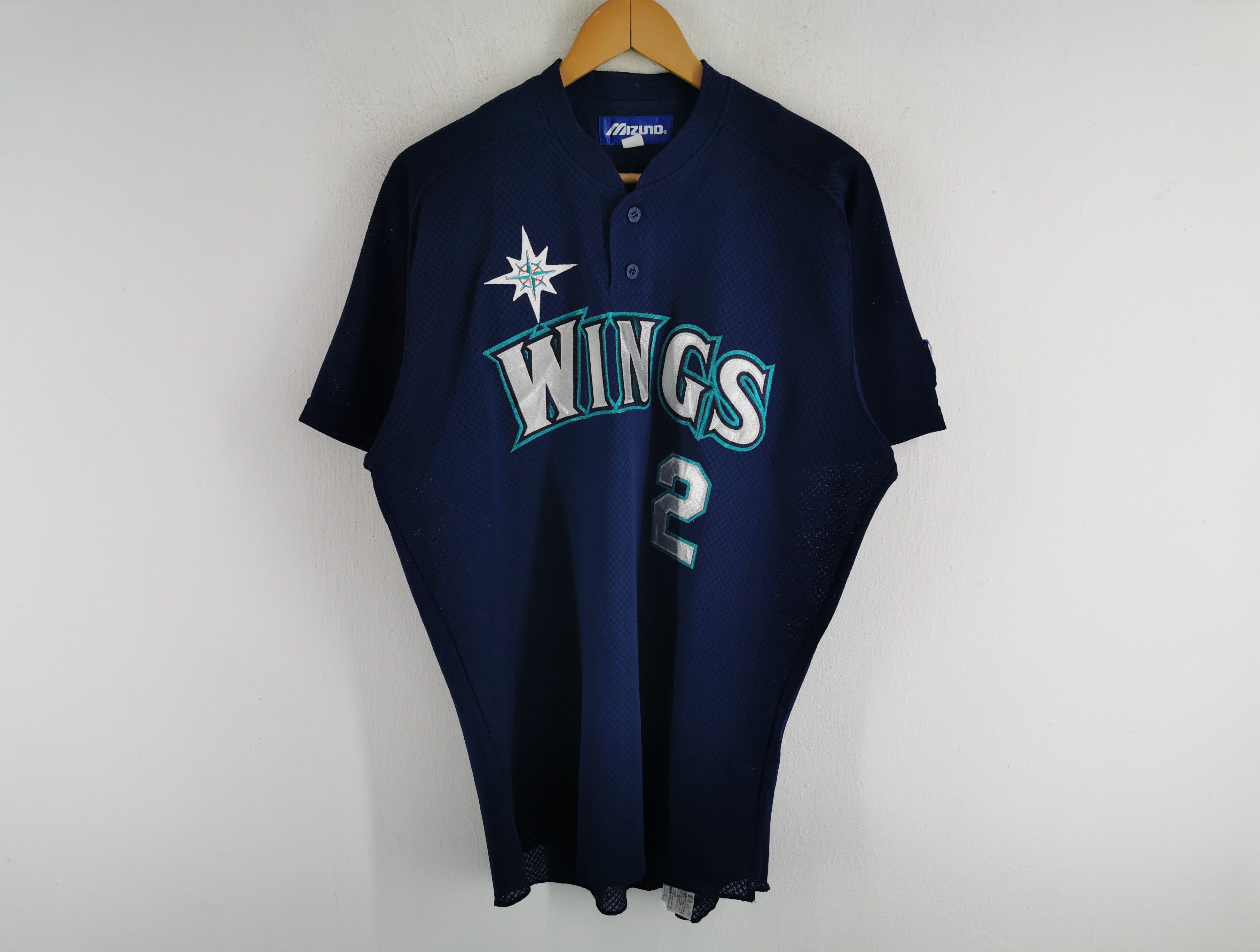 Vintage 90s Mizuno Baseball T Shirt Made In Japan Size L