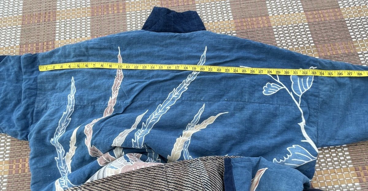 Vintage Vintage Japanese Indigo Phoenix Design Patchwork Boro Kimono Size US L / EU 52-54 / 3 - 17 Thumbnail