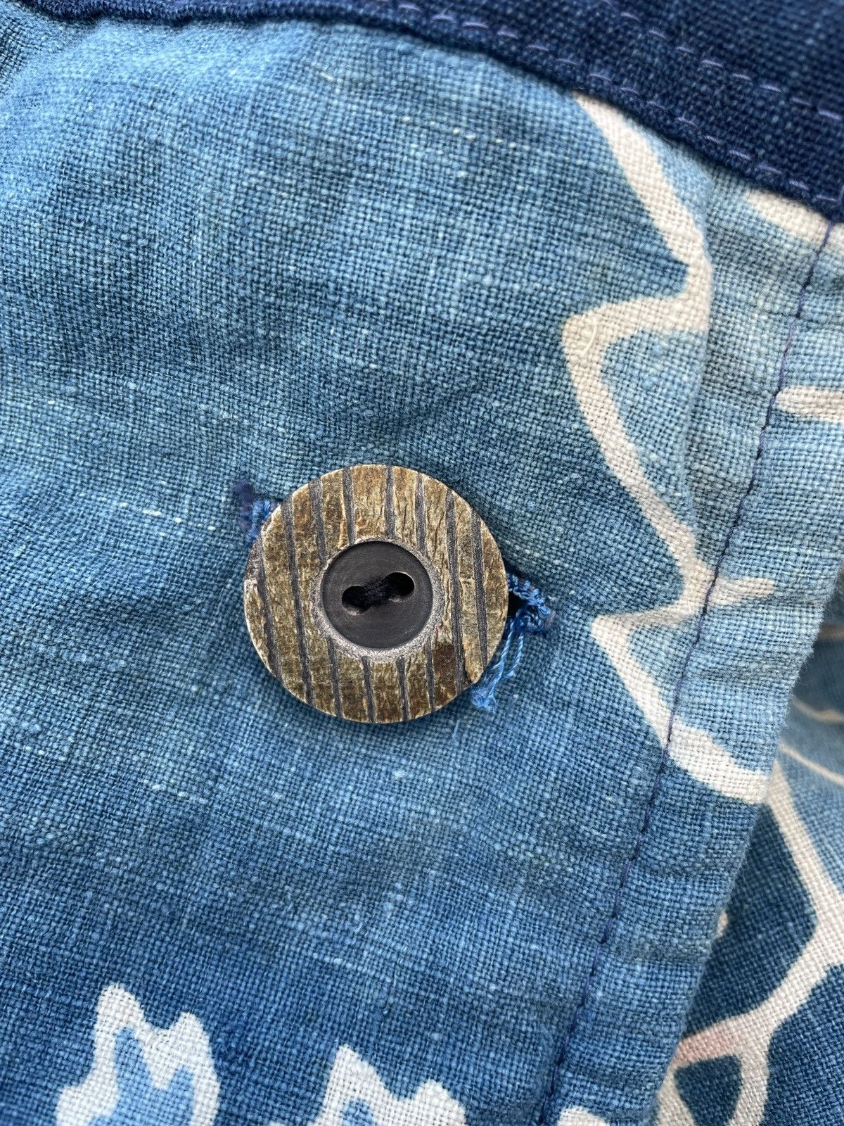 Vintage Vintage Japanese Indigo Phoenix Design Patchwork Boro Kimono Size US L / EU 52-54 / 3 - 13 Thumbnail