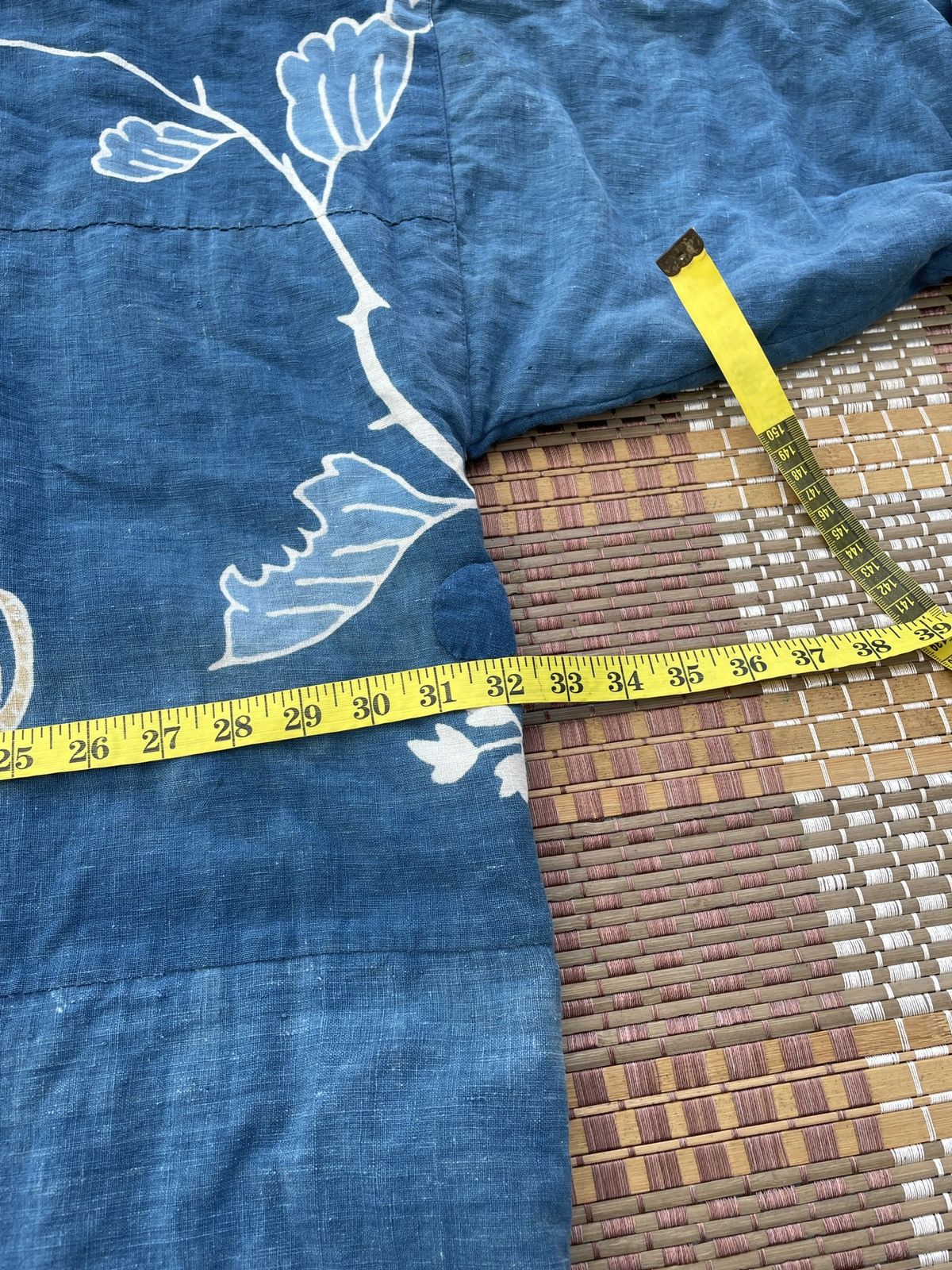 Vintage Vintage Japanese Indigo Phoenix Design Patchwork Boro Kimono Size US L / EU 52-54 / 3 - 14 Thumbnail