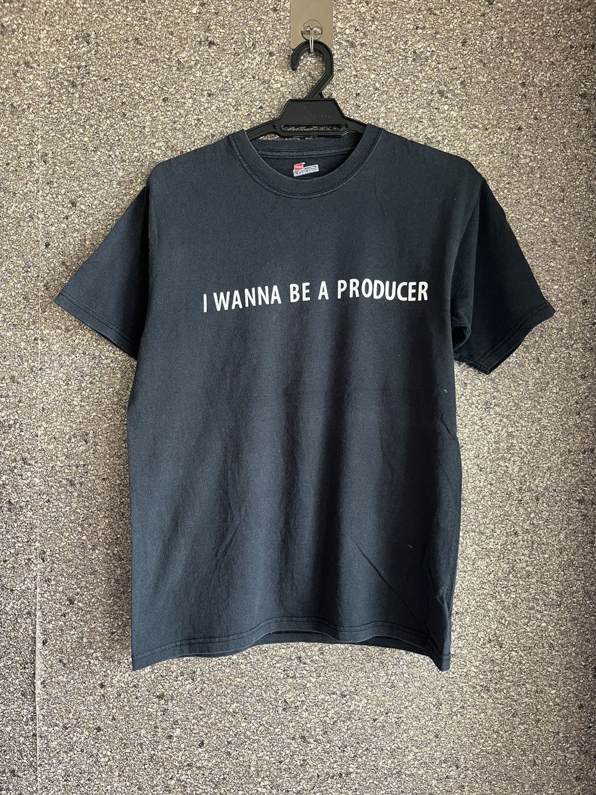 image of Vintage I Wanna Be A Producer Ft6 in Black, Men's (Size Small)