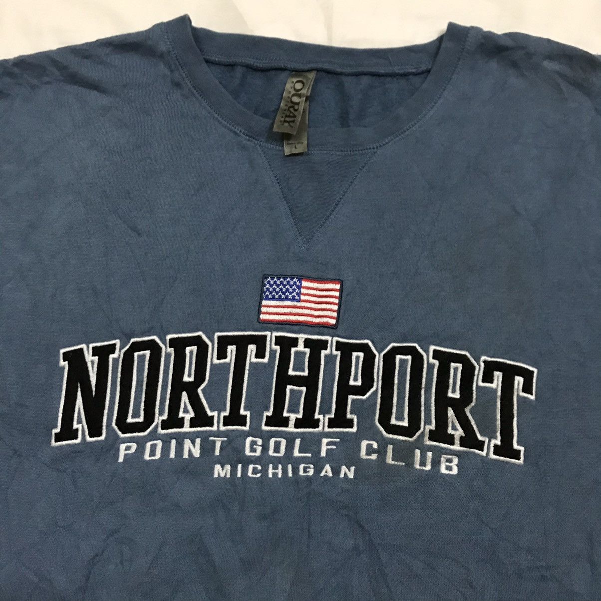 Other Northport michigan embroidery logo crewneck sweatshirt Size US L / EU 52-54 / 3 - 6 Thumbnail
