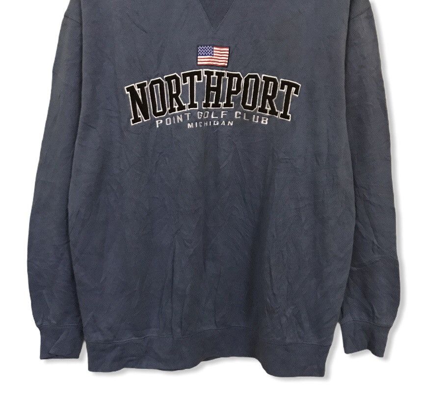 Other Northport michigan embroidery logo crewneck sweatshirt Size US L / EU 52-54 / 3 - 3 Thumbnail