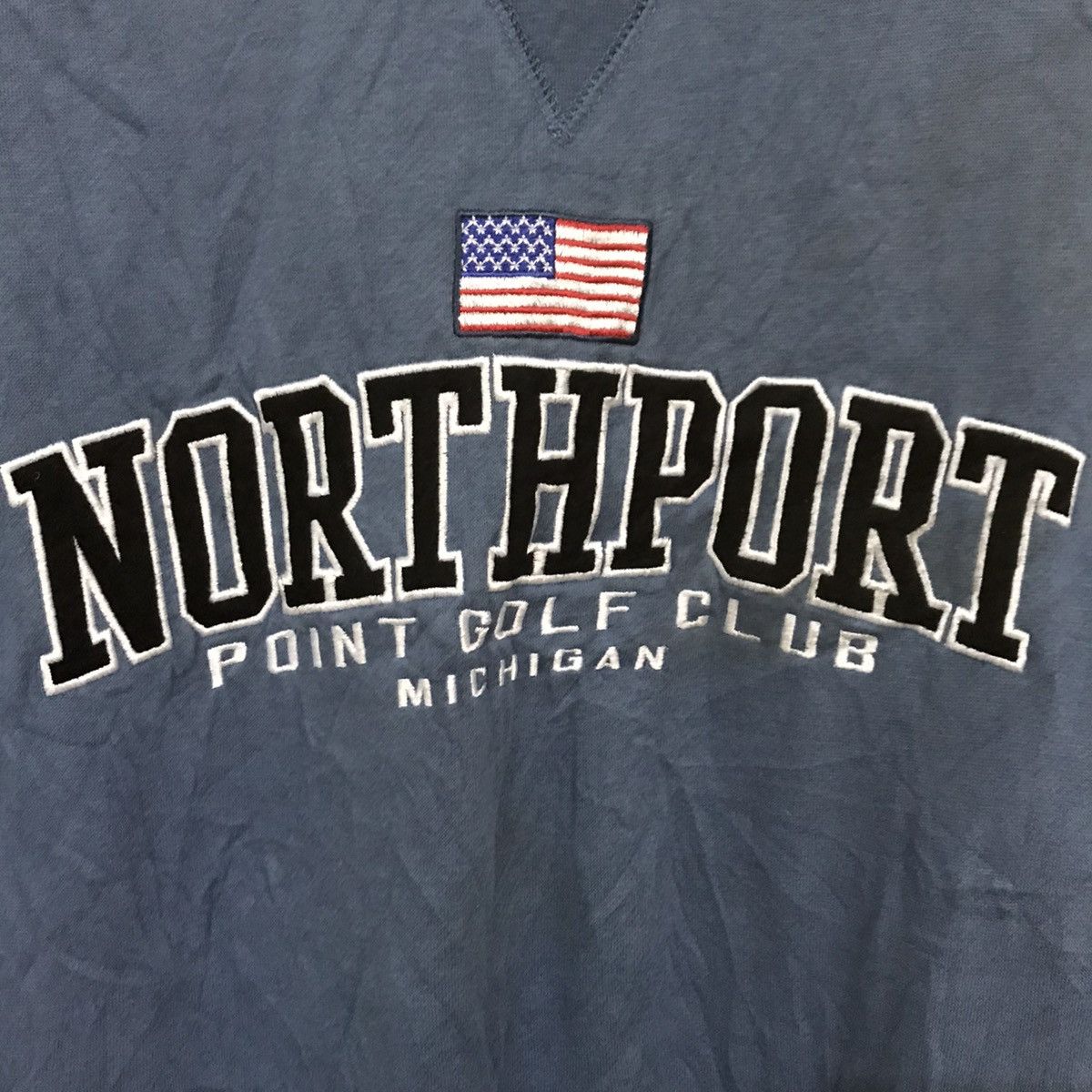 Other Northport michigan embroidery logo crewneck sweatshirt Size US L / EU 52-54 / 3 - 7 Thumbnail