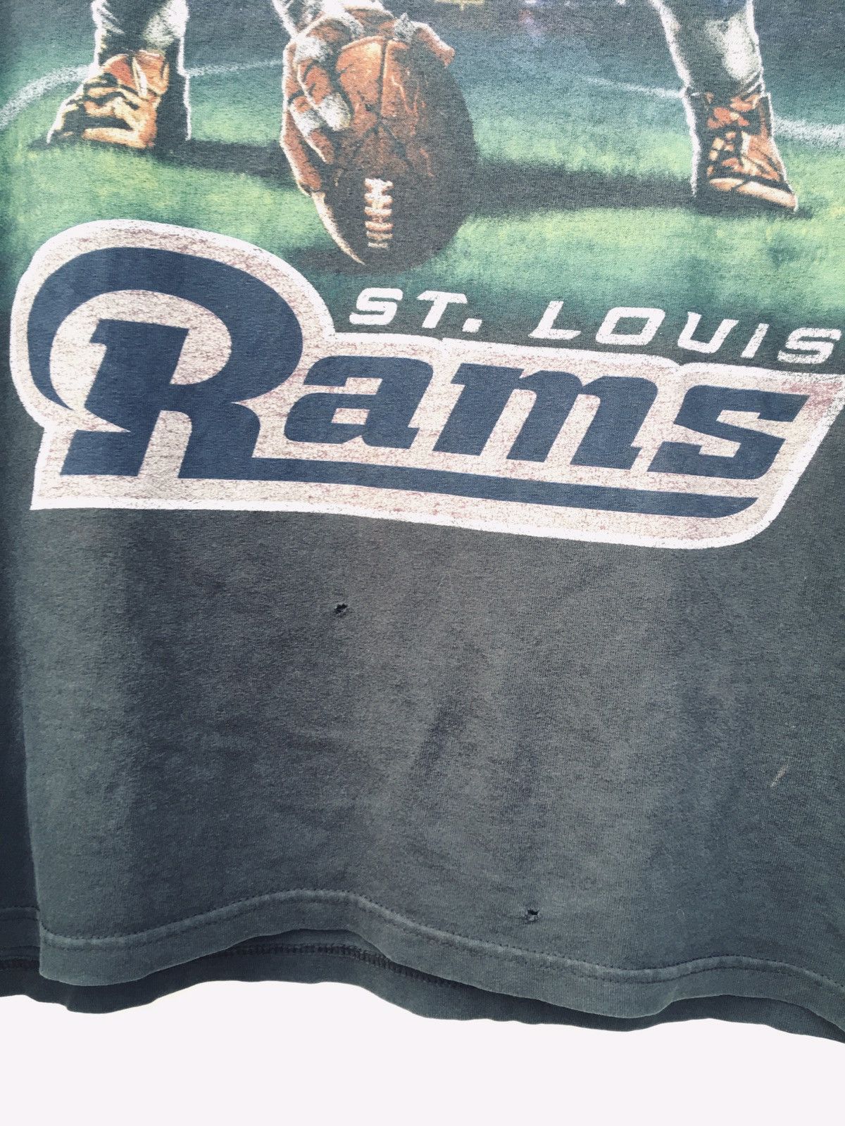 NFL × Vintage Vintage NFL St. Louis Rams T-Shirt Size US XL / EU 56 / 4 - 6 Thumbnail