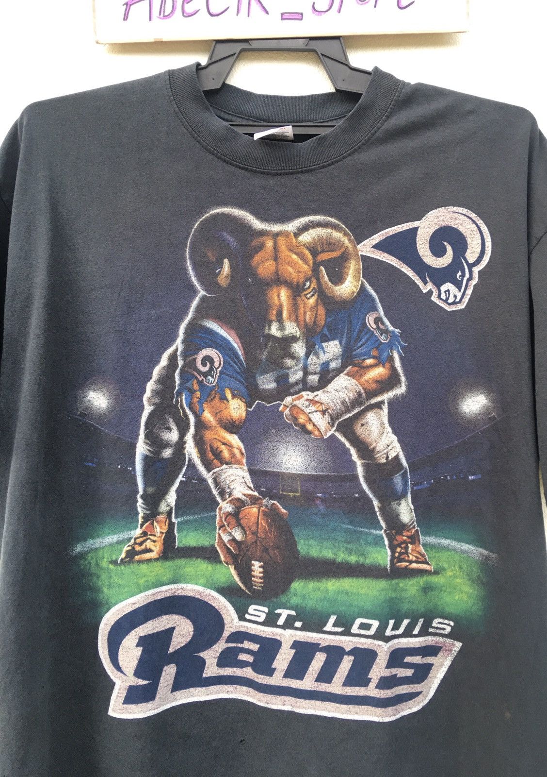 NFL × Vintage Vintage NFL St. Louis Rams T-Shirt Size US XL / EU 56 / 4 - 5 Thumbnail