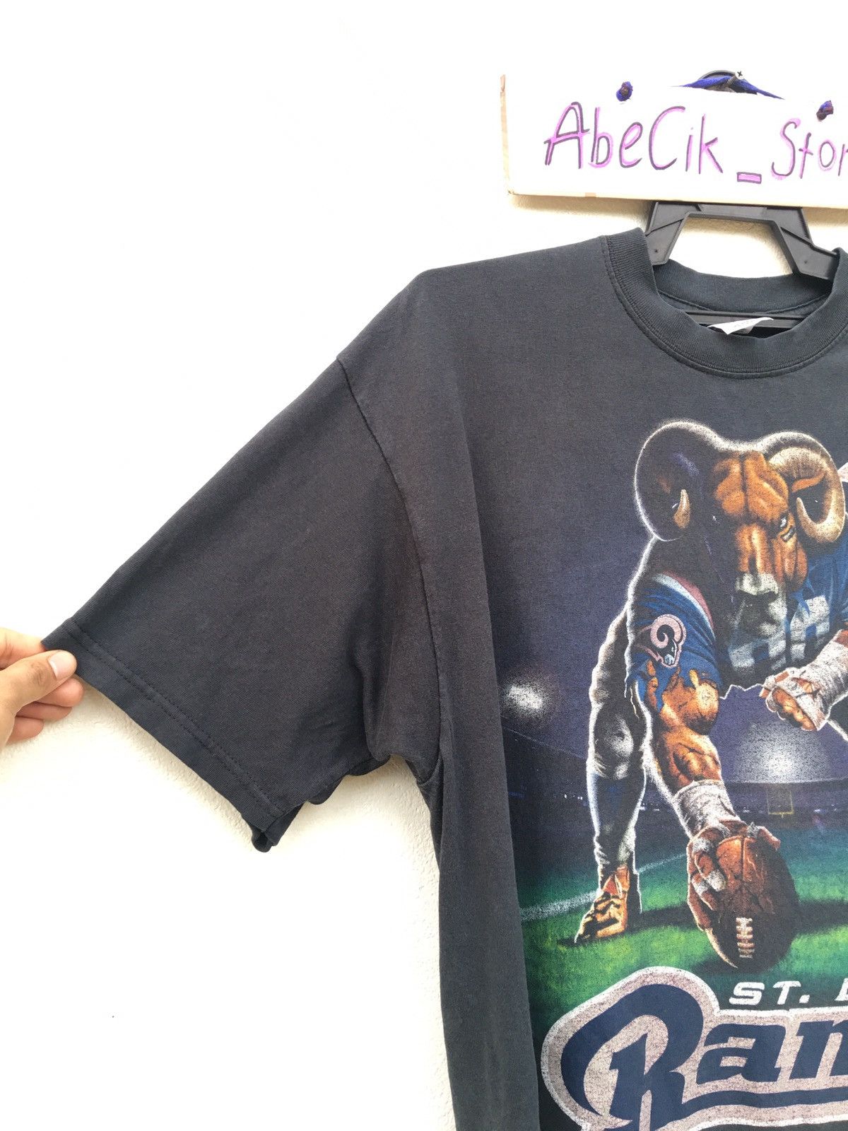 NFL × Vintage Vintage NFL St. Louis Rams T-Shirt Size US XL / EU 56 / 4 - 7 Thumbnail